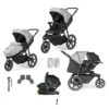Ickle Bubba Venus Max Jogger I-Size Travel System & Isofix Base - Space Grey -Baby Products Store 13 004 500 014 01