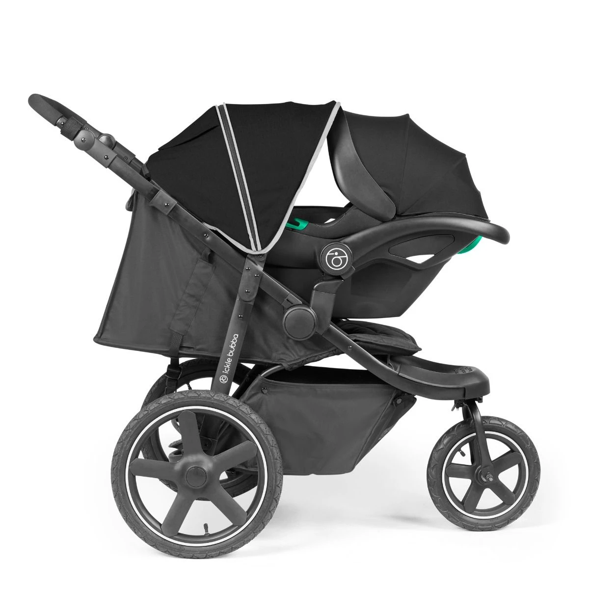 Ickle Bubba Venus Prime Jogger I-Size Travel System & Isofix Base - Black 10 Ickle Bubba Venus Prime Jogger I-Size Travel System & Isofix Base - Black - Image 8