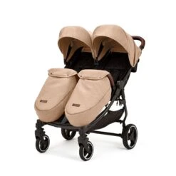 Ickle Bubba Venus Prime Double Stroller - Biscuit -Baby Products Store 16 004 300 157 02