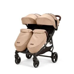 Ickle Bubba Venus Prime Double Stroller - Biscuit -Baby Products Store 16 004 300 157 03