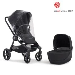 Baby Jogger City Sights Stroller And Carrycot Bundle - Rich Black