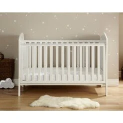 Babymore Aston Drop Side Cot Bed - White -Baby Products Store babymore aston drop side cot bed white 7