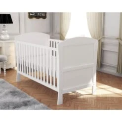 Babymore Aston Drop Side Cot Bed - White -Baby Products Store babymore aston drop side cot bed white 8