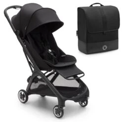 Bugaboo Butterfly Pushchair & Transport Bag - Midnight Black