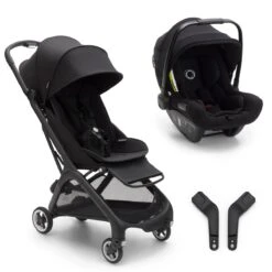Bugaboo Butterfly Pushchair + Turtle Air - Black/Midnight Black