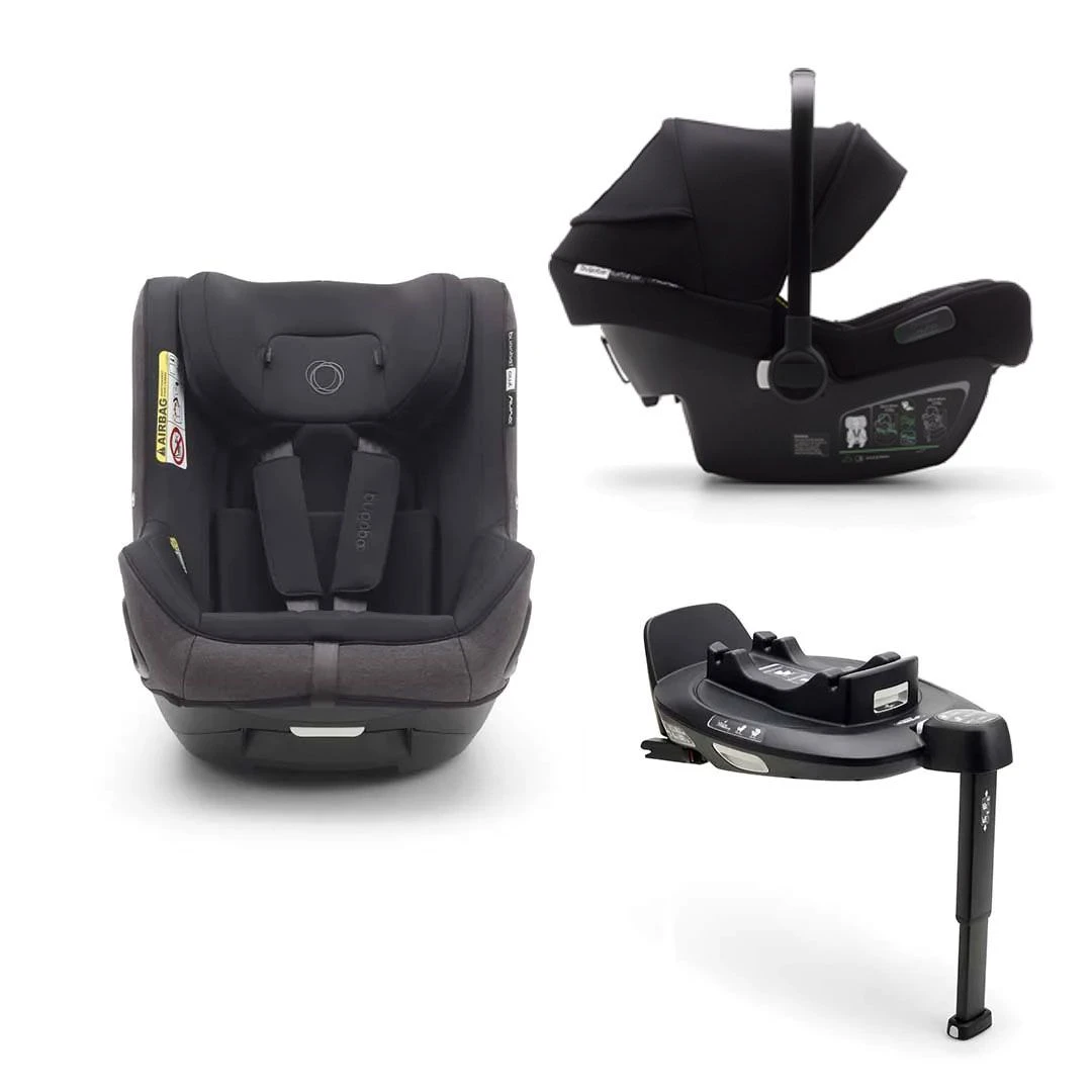 Bugaboo Owl By Nuna + Turtle Air + 360 Rotating Base - Mineral Washed Black 3 Bugaboo Owl By Nuna + Turtle Air + 360 Rotating Base - Mineral Washed Black