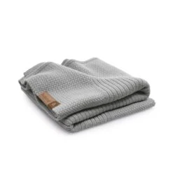 Bugaboo Soft Wool Blanket - Light Grey Melange