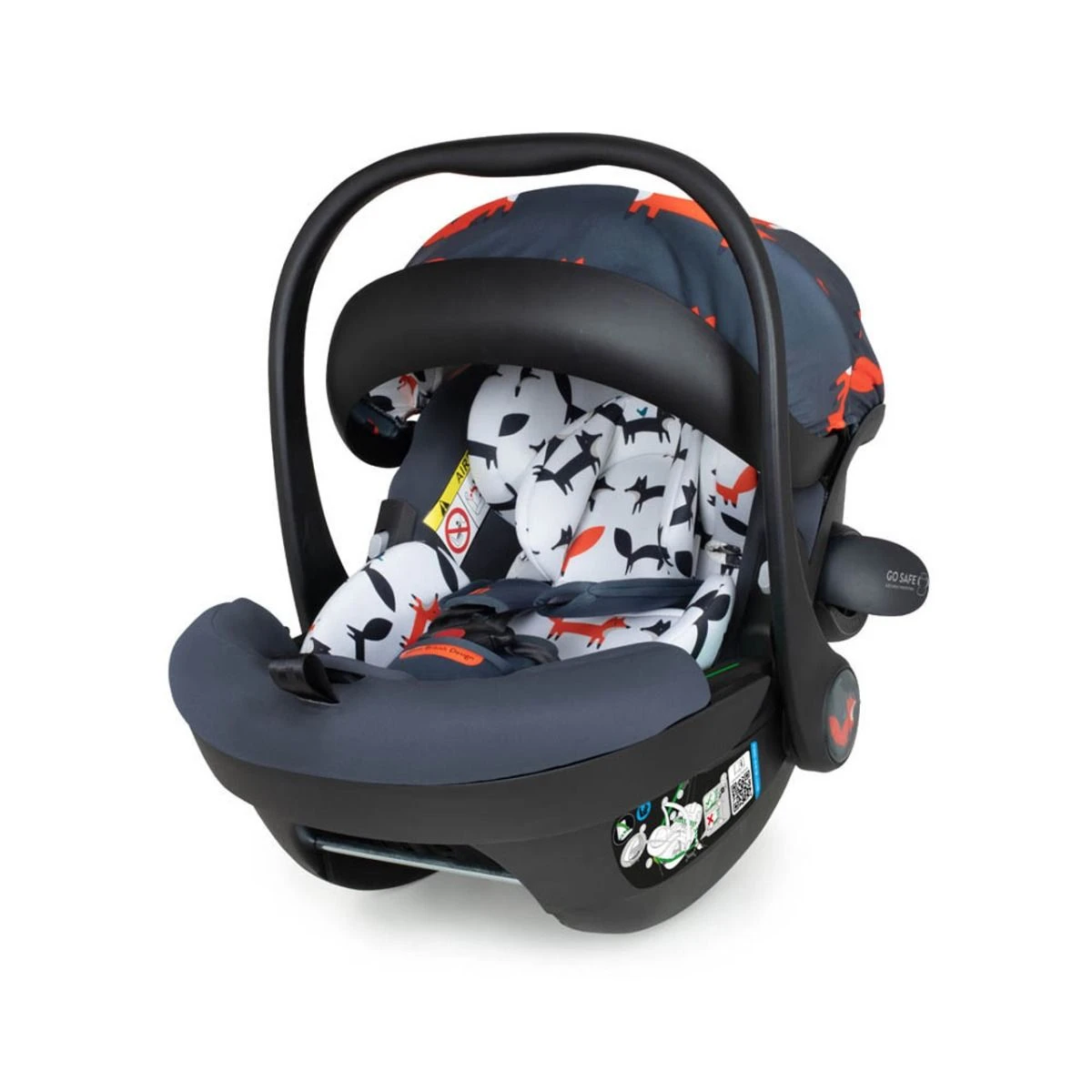 Cosatto Wow 2 Acorn I-Size Car Seat And Base Bundle - Charcoal Mister Fox 12 Cosatto Wow 2 Acorn I-Size Car Seat And Base Bundle - Charcoal Mister Fox - Image 10