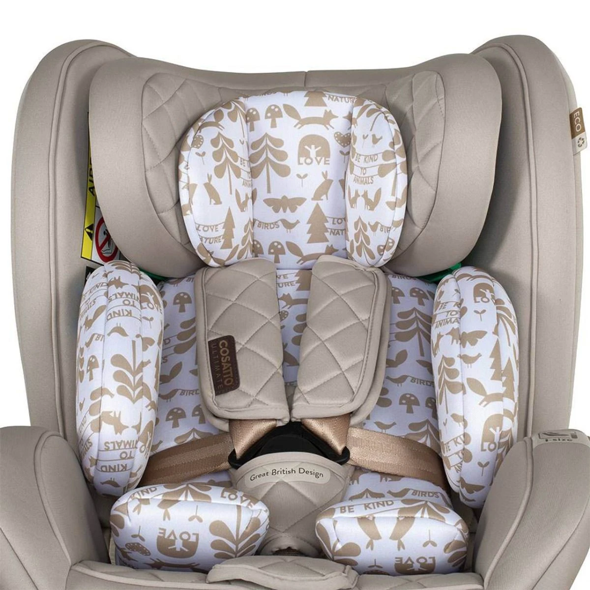 Cosatto All In All 360 Rotate I-Size Group 0+/1/2/3 Car Seat With IsoFix - Whisper 7 Cosatto All In All 360 Rotate I-Size Group 0+/1/2/3 Car Seat With IsoFix - Whisper - Image 5