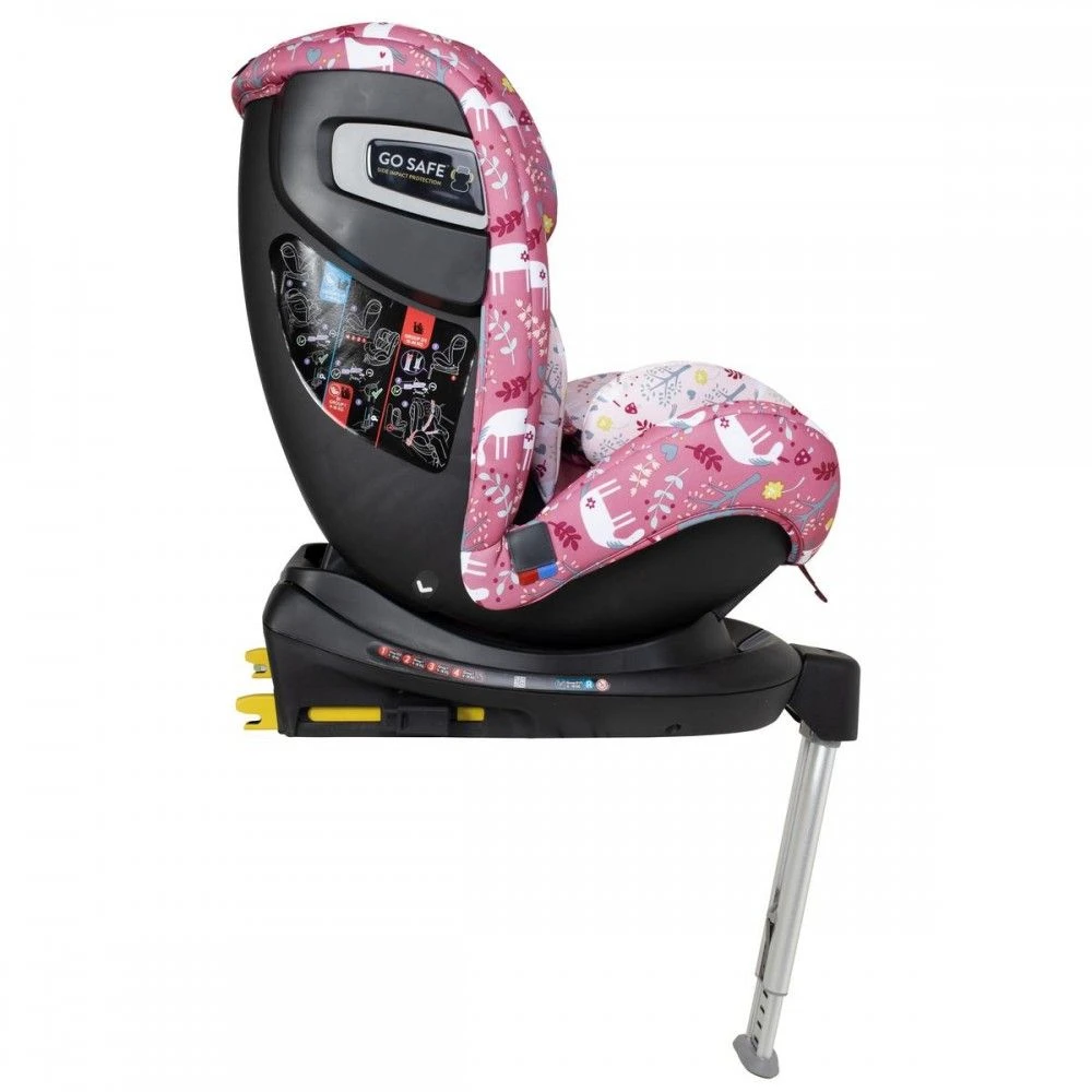 Cosatto All In All Rotate Group 0+/1/2/3 Car Seat With IsoFix - Unicorn Garden 4 Cosatto All In All Rotate Group 0+/1/2/3 Car Seat With IsoFix - Unicorn Garden - Image 3