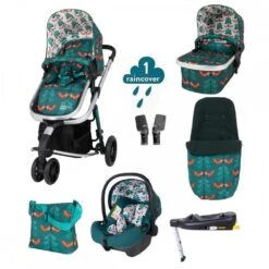 Cosatto Giggle 3 In 1 I-Size Everything Bundle - Fox Friends