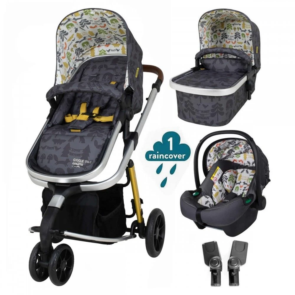 Cosatto Giggle 3 In 1 I-Size Car Seat Bundle - Nature Trail 3 Cosatto Giggle 3 In 1 I-Size Car Seat Bundle - Nature Trail