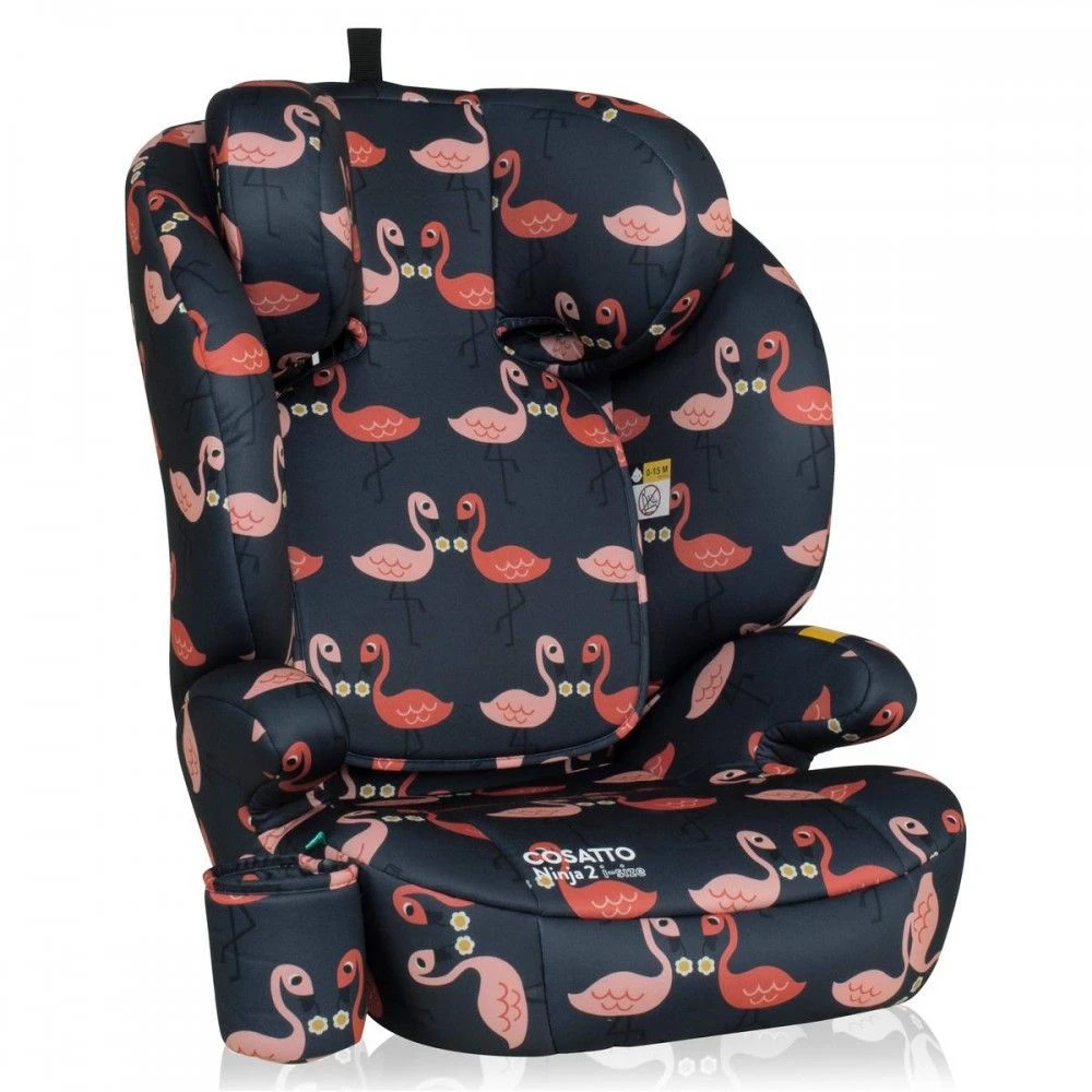 Cosatto Ninja 2 I-Size Car Seat - Pretty Flamingo 4 Cosatto Ninja 2 I-Size Car Seat - Pretty Flamingo - Image 2