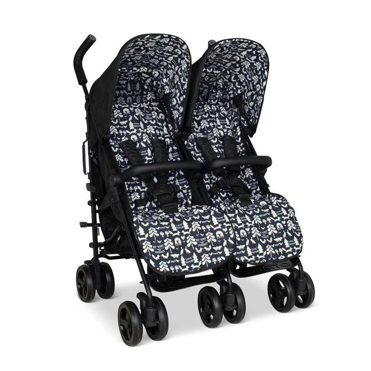 Cosatto Supa Dupa Twin Pushchair - Silhouette 5 Cosatto Supa Dupa Twin Pushchair - Silhouette - Image 3