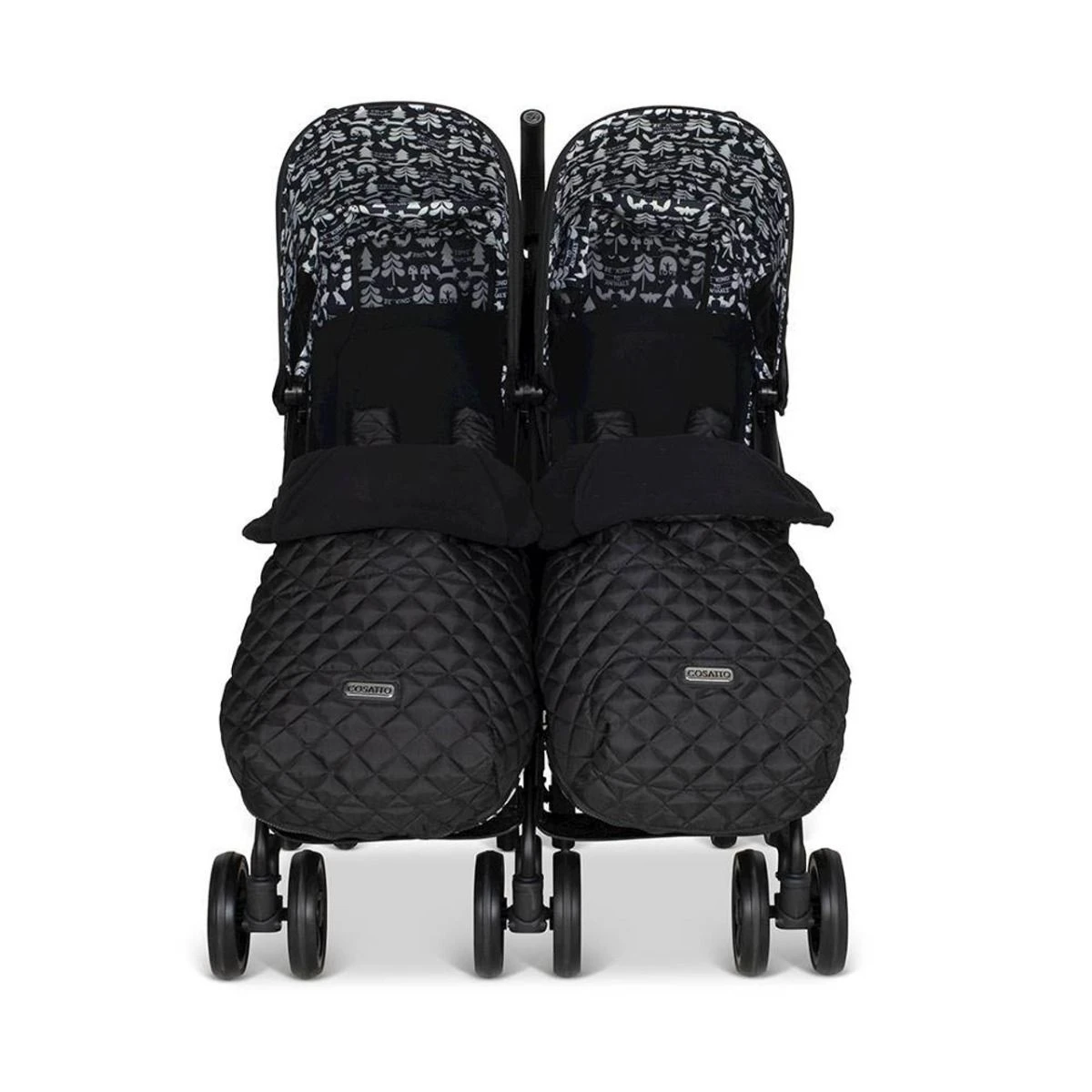 Cosatto Supa Dupa Twin Pushchair - Silhouette 6 Cosatto Supa Dupa Twin Pushchair - Silhouette - Image 4