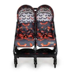 Cosatto Woosh Double Stroller And Footmuff Bundle - Charcoal Mister Fox 14 Cosatto Woosh Double Stroller And Footmuff Bundle - Charcoal Mister Fox -Baby Products Store cosatto woosh double stroller charcoal mister fox 2 1