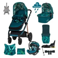 Cosatto Wow 2 Acorn I-Size Everything Bundle - Midnight Jungle