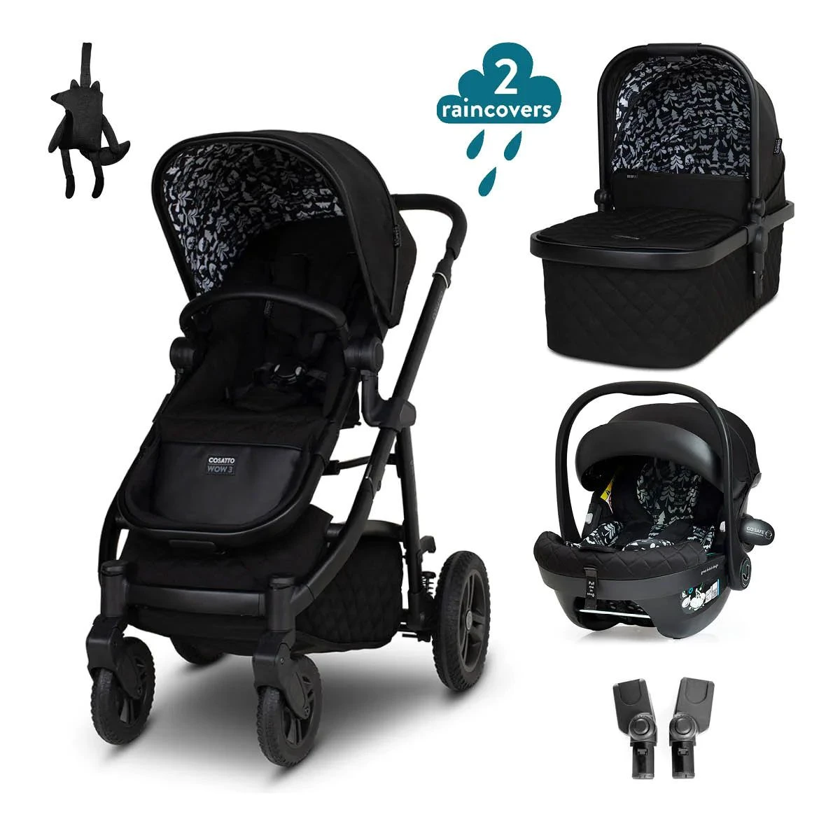 Cosatto Wow 3 Car Seat Bundle - Silhouette 3 Cosatto Wow 3 Car Seat Bundle - Silhouette