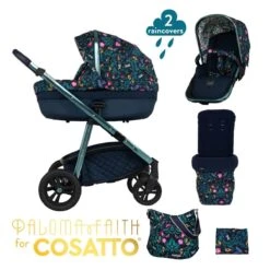 Cosatto X Paloma Faith Wow Continental Pram & Accessories Bundle - Wildling