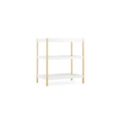 CuddleCo Nola 2 Piece Nursery Furniture Set - White And Natural -Baby Products Store cuddleco nola changer white natural 2