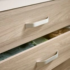 CuddleCo Ada 3 Piece Nursery Furniture Set – White And Ash -Baby Products Store cuddleco web 1600x1600 ada08 lr changer detail