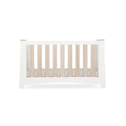 CuddleCo Ada Cot Bed – White And Ash -Baby Products Store cuddleco web 1600x1600 ada12 lr cutout cotbed 1 1