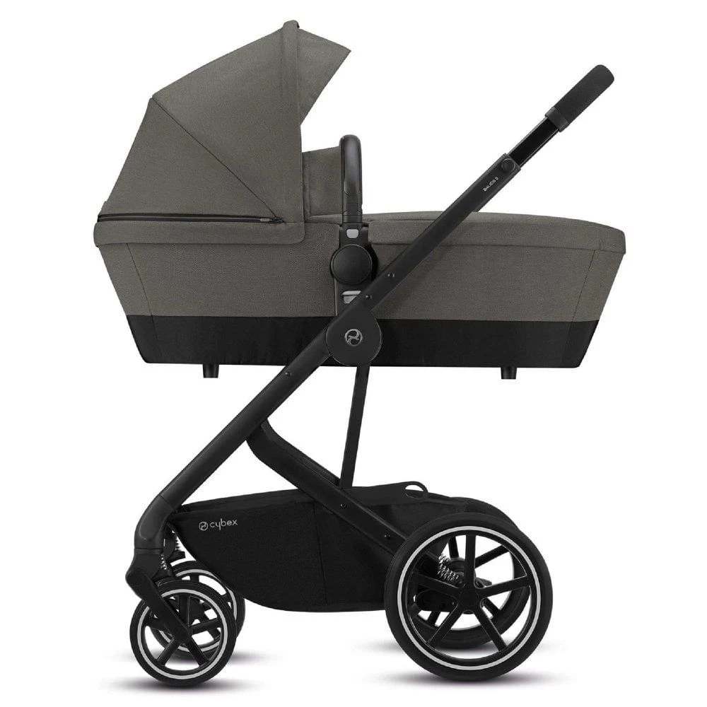 Cybex Balios S 2in1 Black Pushchair - Soho Grey 4 Cybex Balios S 2in1 Black Pushchair - Soho Grey - Image 2