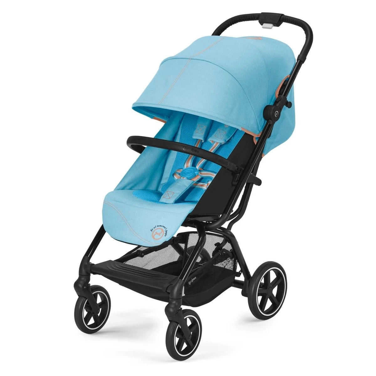 Cybex Eezy S+ 2 Stroller - Beach Blue 3 Cybex Eezy S+ 2 Stroller - Beach Blue