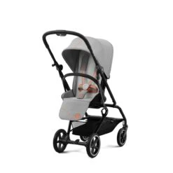 Cybex Eezy S Twist+ 2 Black Stroller - Lava Grey