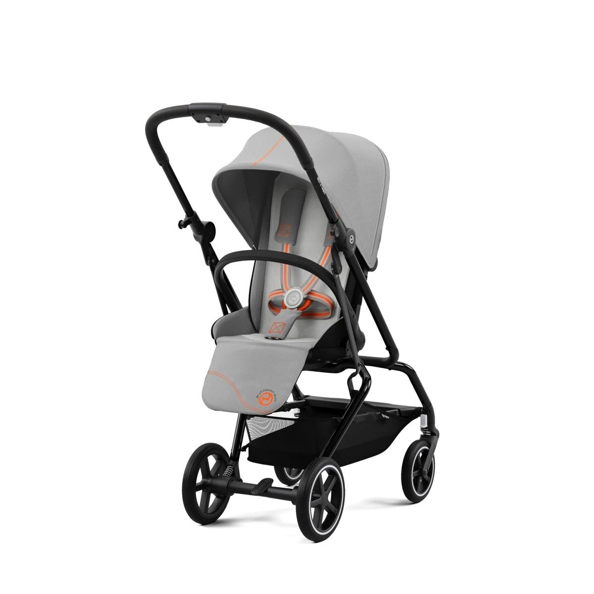 Cybex Eezy S Twist+ 2 Black Stroller - Lava Grey 3 Cybex Eezy S Twist+ 2 Black Stroller - Lava Grey