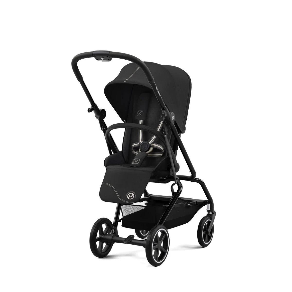 Cybex Eezy S Twist+ 2 Black Stroller - Moon Black 3 Cybex Eezy S Twist+ 2 Black Stroller - Moon Black