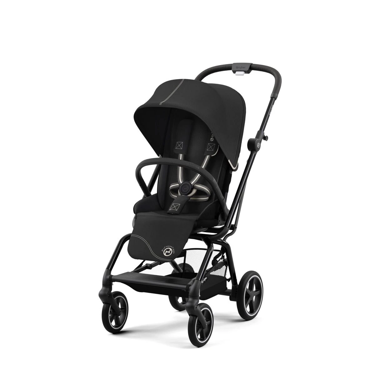 Cybex Eezy S Twist+ 2 Silver Stroller - Moon Black 4 Cybex Eezy S Twist+ 2 Silver Stroller - Moon Black - Image 2