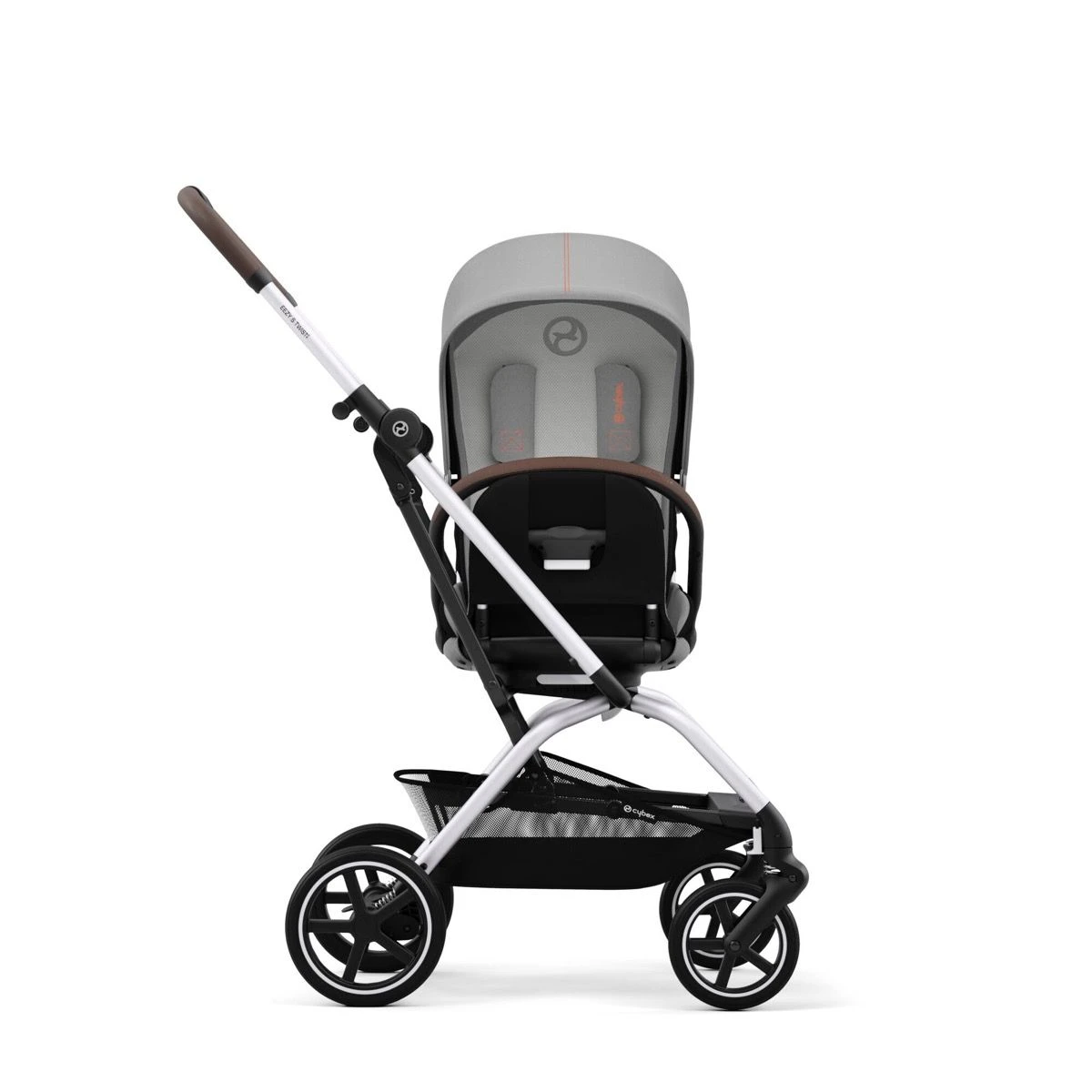 Cybex Eezy S Twist+ 2 Silver Stroller - Lava Grey 6 Cybex Eezy S Twist+ 2 Silver Stroller - Lava Grey - Image 4