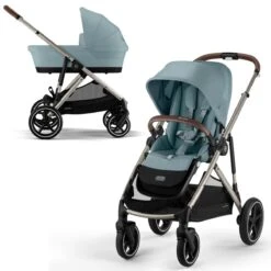 Cybex Gazelle S Stroller + Carrycot - Sky Blue