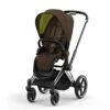 Cybex Priam Pushchair - Khaki Green (2022) -Baby Products Store cybex priam chrome black khaki green stroller 1