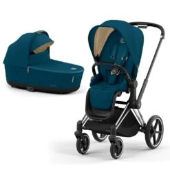 Cybex Priam Pushchair With Lux Carrycot - Mountain Blue (2022)
