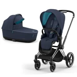 Cybex Priam Pushchair With Lux Carrycot - Nautical Blue (2022)
