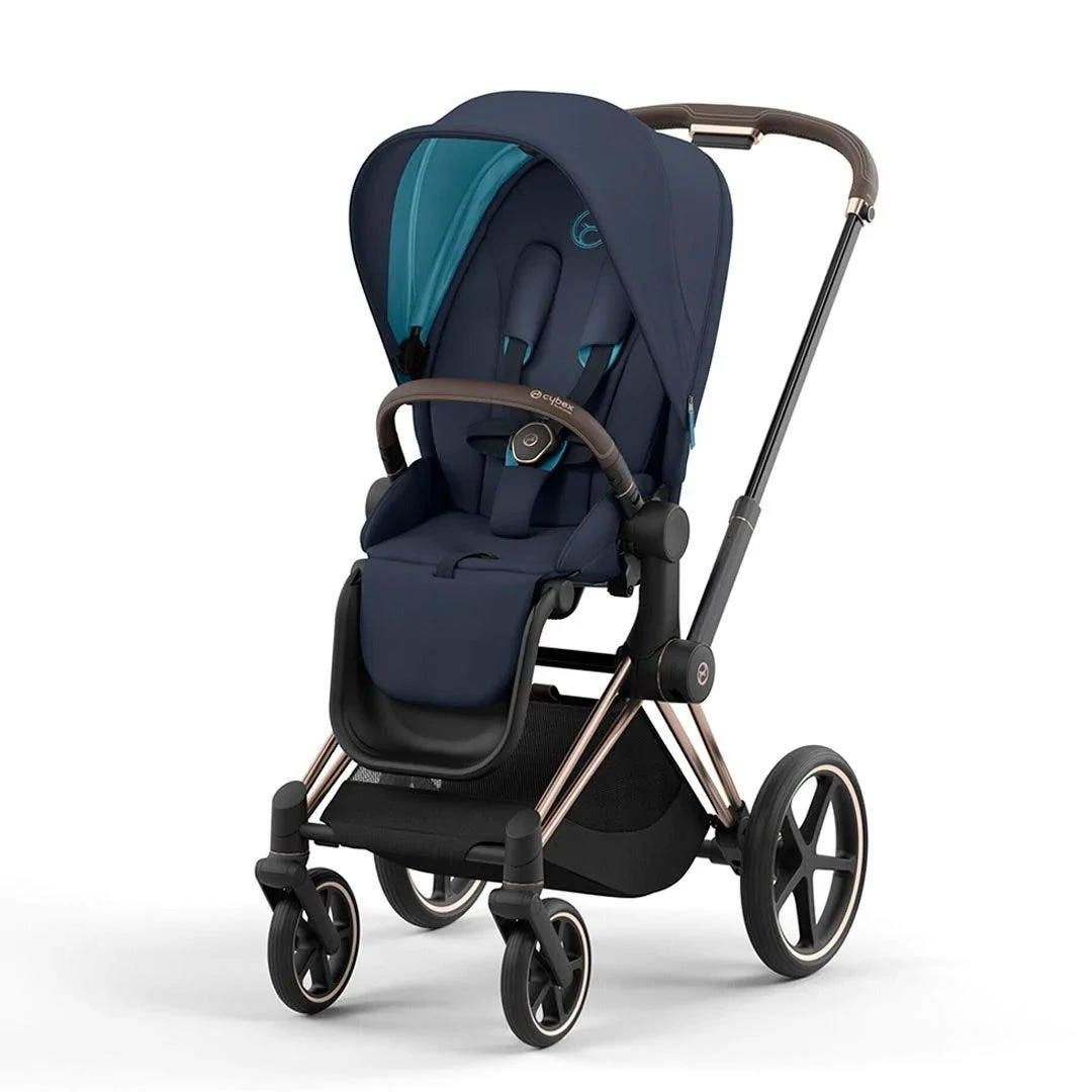 Cybex E-Priam Pushchair - Nautical Blue (2022) 6 Cybex E-Priam Pushchair - Nautical Blue (2022) - Image 4