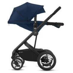 Cybex Talos S 2 In 1 Black Stroller - Soho Grey -Baby Products Store cybex talos s 2in1 pushchair black frame navy blue 5 1 1 1