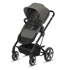 Cybex Talos S 2 In 1 Black Stroller - Soho Grey