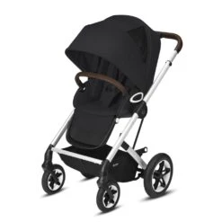 Cybex Talos S Lux Silver Stroller - Deep Black
