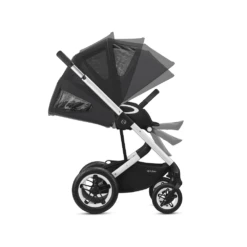Cybex Talos S Lux Silver Stroller - Deep Black -Baby Products Store cybex talos s lux pushchair silver frame deep black 8