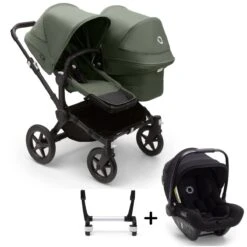 Bugaboo Donkey 5 Duo Complete Travel System With Turtle Air -Baby Products Store donkey 5 duo bundle complete forest green turtle air 1