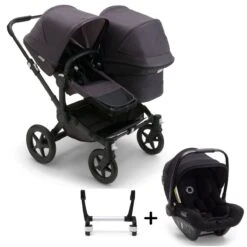 Bugaboo Donkey 5 Duo Complete Travel System With Turtle Air -Baby Products Store donkey 5 duo bundle complete washed black turtle air 1