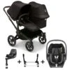 Bugaboo Donkey 5 Duo With Maxi-Cosi Pebble 360 + Rotating Base Travel System - Styled By You 2 Bugaboo Donkey 5 Duo With Maxi-Cosi Pebble 360 + Rotating Base Travel System - Styled By You -Baby Products Store donkey 5 duo bundle isofix pebble 360 complete midnight black 1