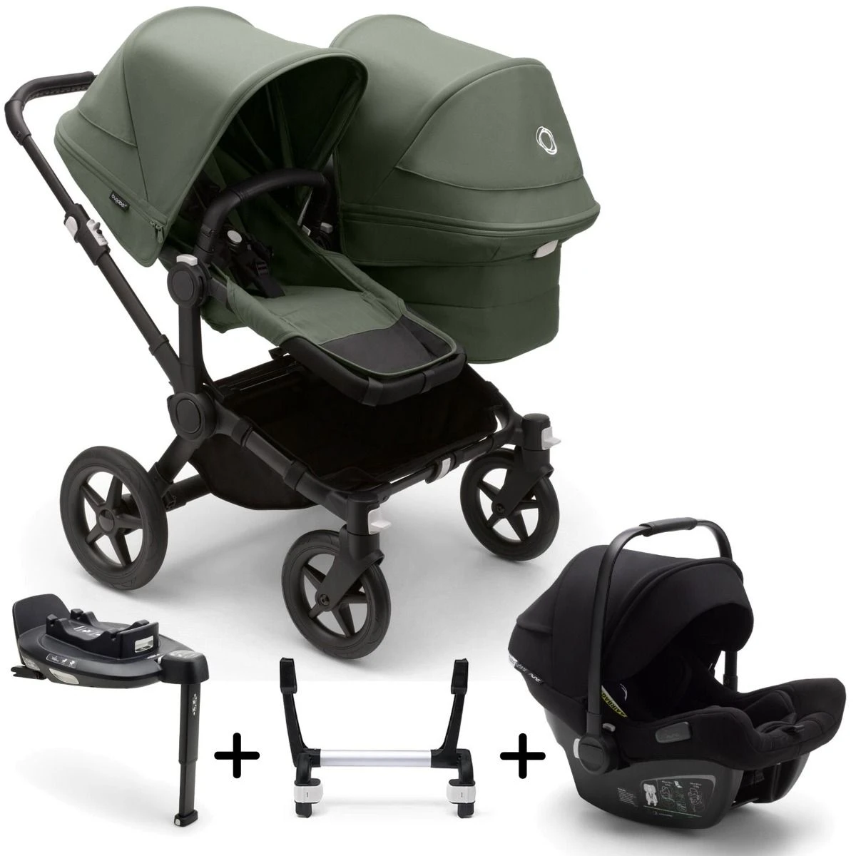 Bugaboo Donkey 5 Duo With Turtle Air + Rotating Base Travel System - Styled By You 5 Bugaboo Donkey 5 Duo With Turtle Air + Rotating Base Travel System - Styled By You - Image 3