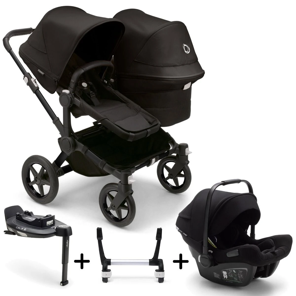 Bugaboo Donkey 5 Duo With Turtle Air + Rotating Base Travel System - Styled By You 3 Bugaboo Donkey 5 Duo With Turtle Air + Rotating Base Travel System - Styled By You