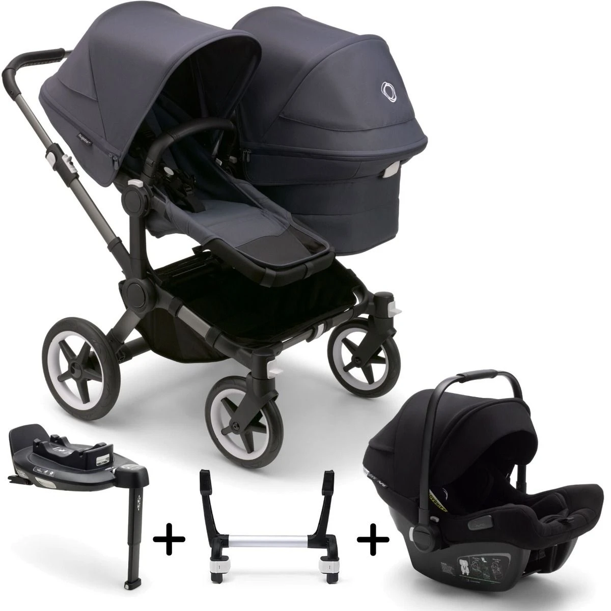 Bugaboo Donkey 5 Duo With Turtle Air + Rotating Base Travel System - Styled By You 7 Bugaboo Donkey 5 Duo With Turtle Air + Rotating Base Travel System - Styled By You - Image 5