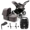 Bugaboo Donkey 5 Mono With Maxi-Cosi Cabriofix ISize Travel System - Graphite/Grey Melange 1 Bugaboo Donkey 5 Mono With Maxi-Cosi Cabriofix ISize Travel System - Graphite/Grey Melange -Baby Products Store donkey 5 mono bundle isofix cabriofix isize grey melange