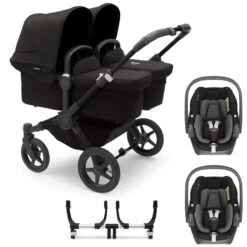 Bugaboo Donkey 5 Twin With Maxi-Cosi Pebble 360 Travel System - Styled By You